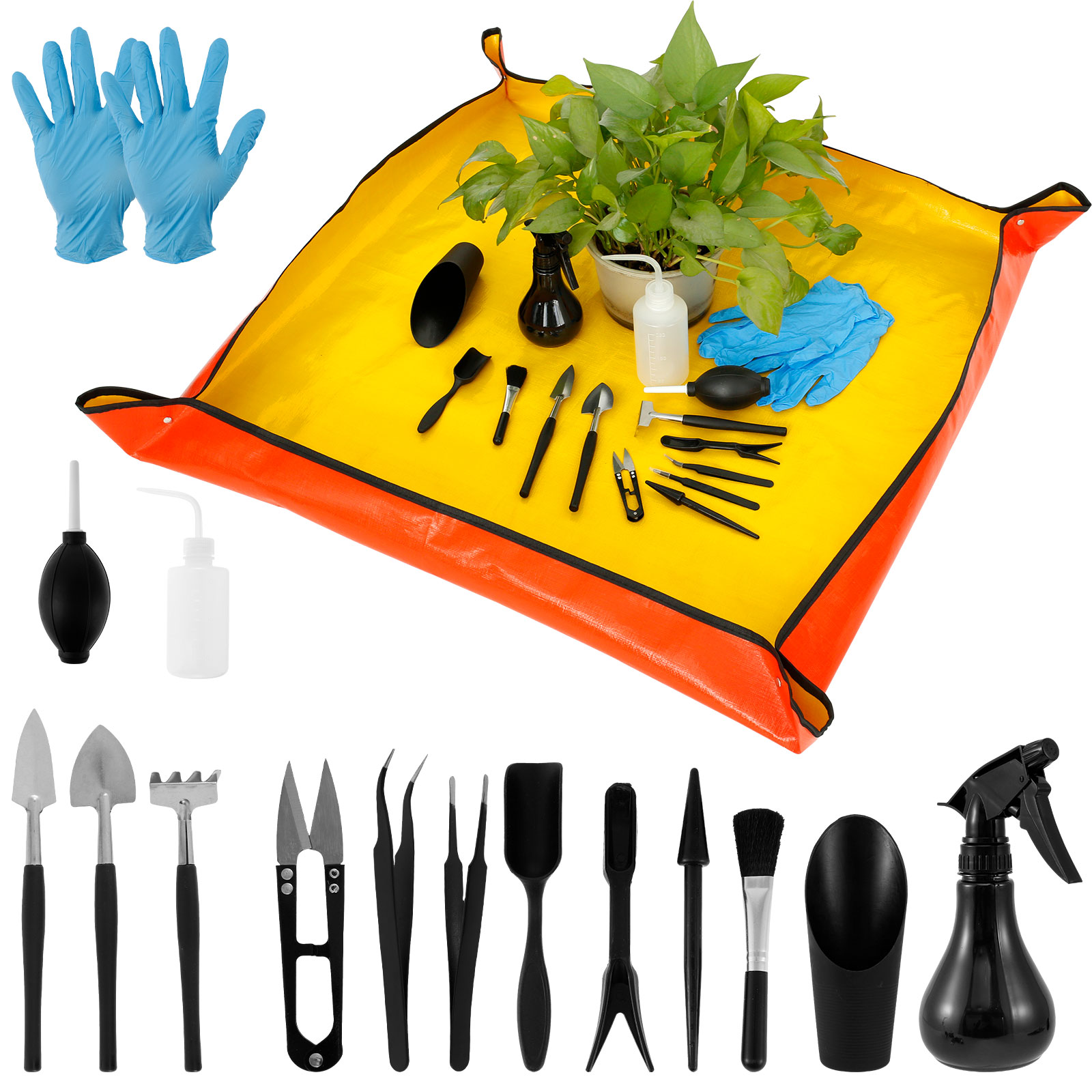 Bonsai Zen Garden Set - 13/16Pcs Garden Succulent Plants Tools Mini