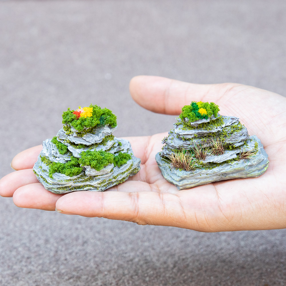 Bonsai Garden Layout - Miniature Rockery Decorative Mountain Diy Model