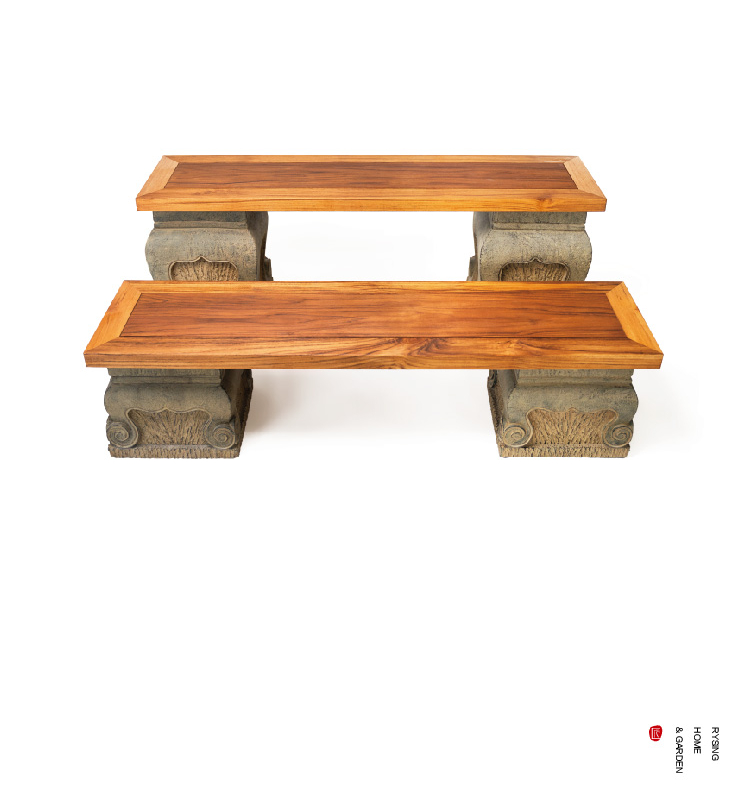Bonsai Garden Layout - Terrace Garden Layout, Teak Chinese Outdoor