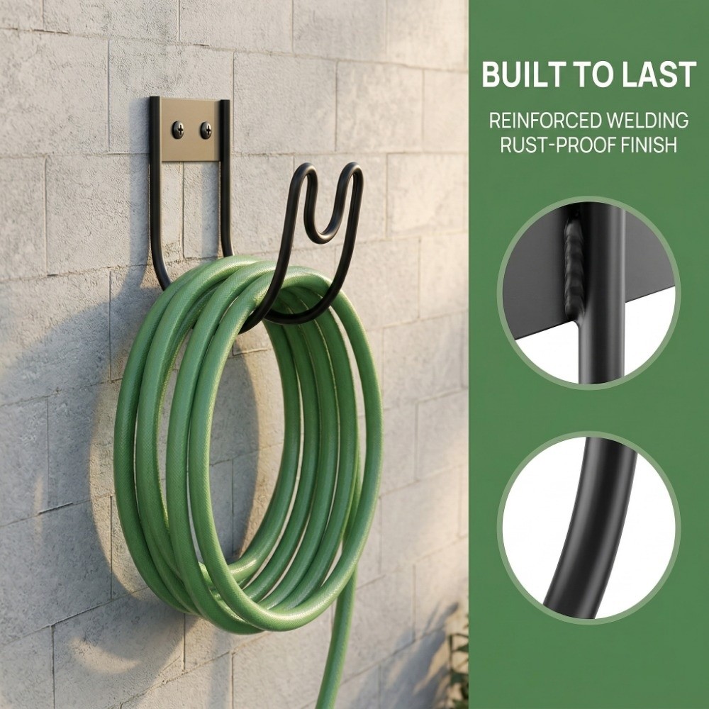 Gardena Hose Flex - Rust Proof Garden Hose Holder Wall