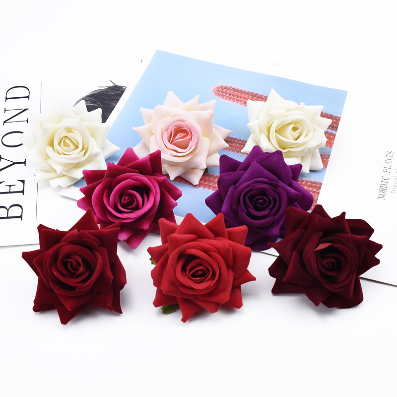 Artificial Flower Flannel Rose - đánh giá và giá Bonsai Garden For Sale