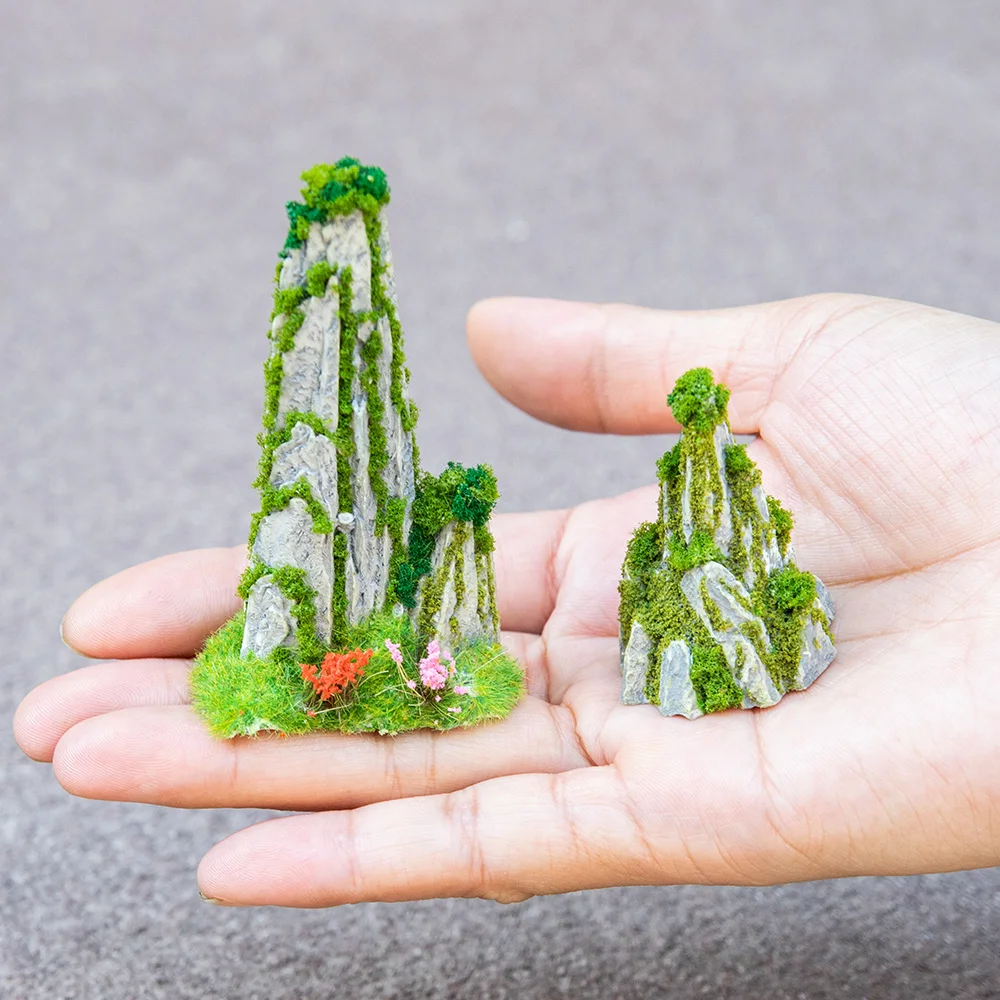 Miniature Rockery Decorative M - đánh giá và giá Bonsai Garden Layout