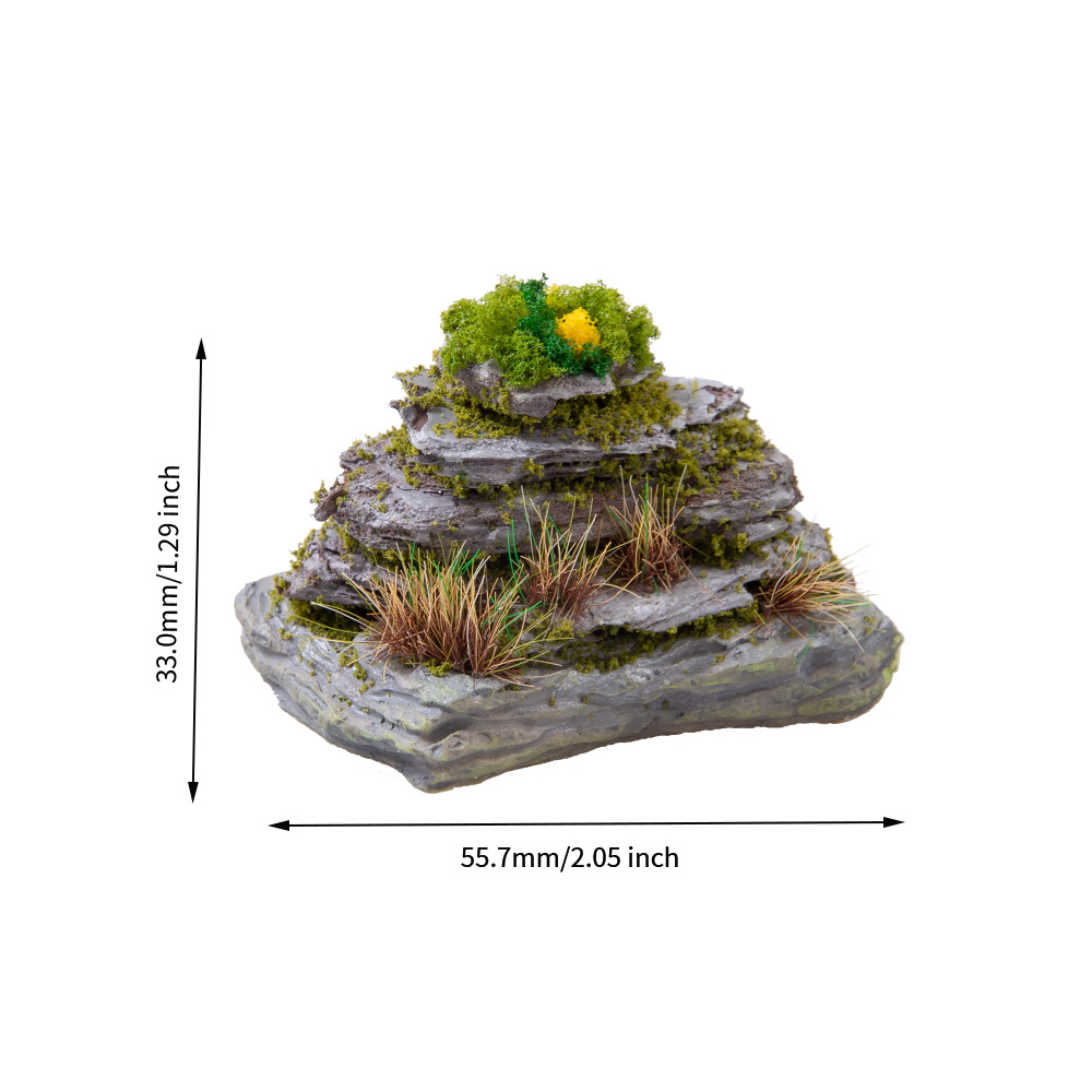 Miniature Rockery Decorative M - đánh giá và giá Bonsai Garden Layout