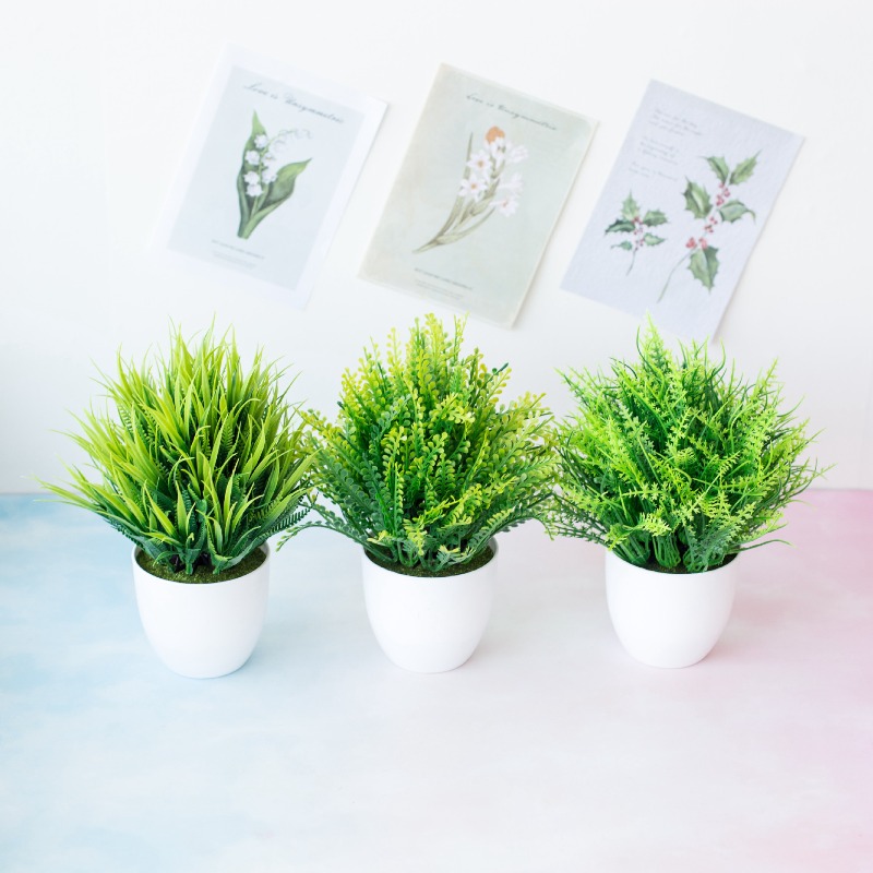 1pc Green Artificial Plants Pl - đánh giá và giá Bonsai Garden For Desk