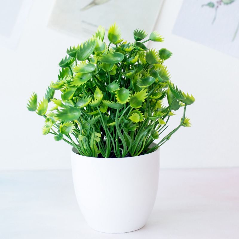 1pc Green Artificial Plants Pl - đánh giá và giá Bonsai Garden For Desk
