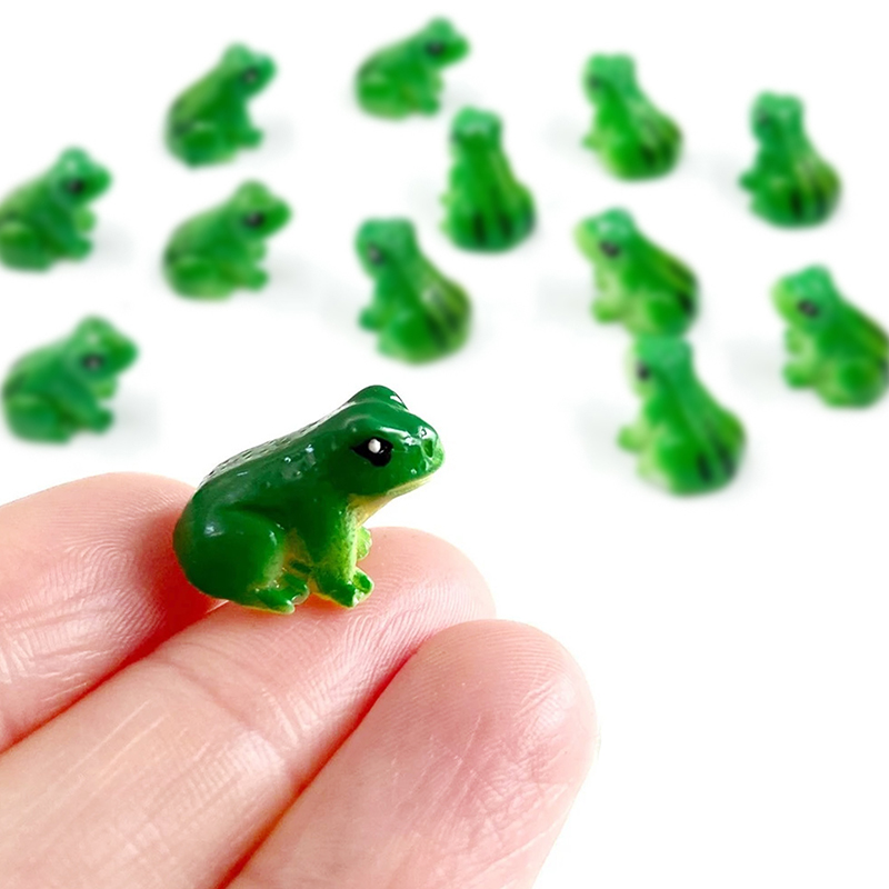 5/10Pcs Mini Resin Frog Figuri - đánh giá và giá Bonsai Garden Layout