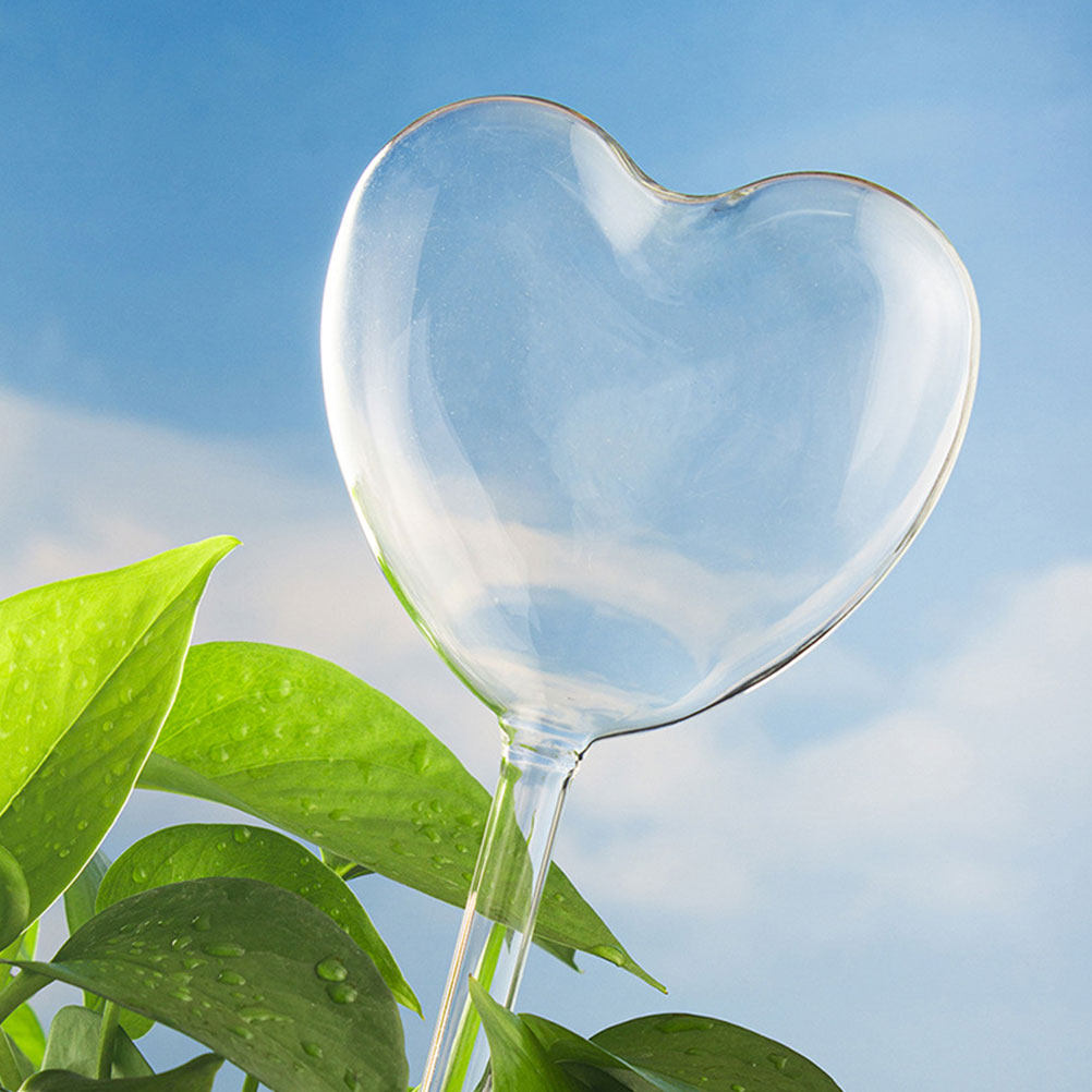 3Pcs Heart Shaped Glass Self W - đánh giá và giá Bonsai Garden Plants
