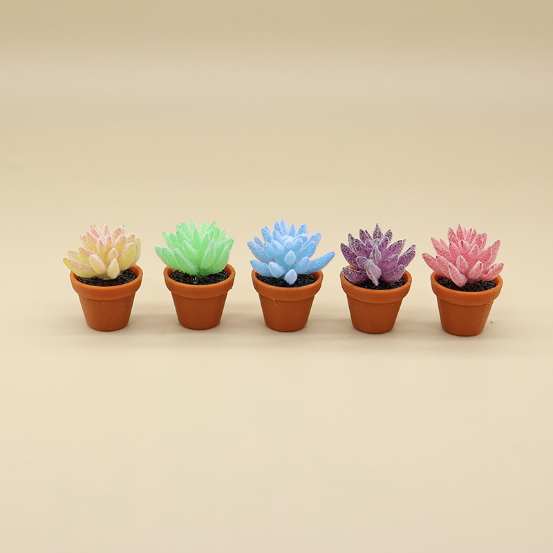 Mini Artificial Succulent Bons - đánh giá và giá Bonsai Garden Layout