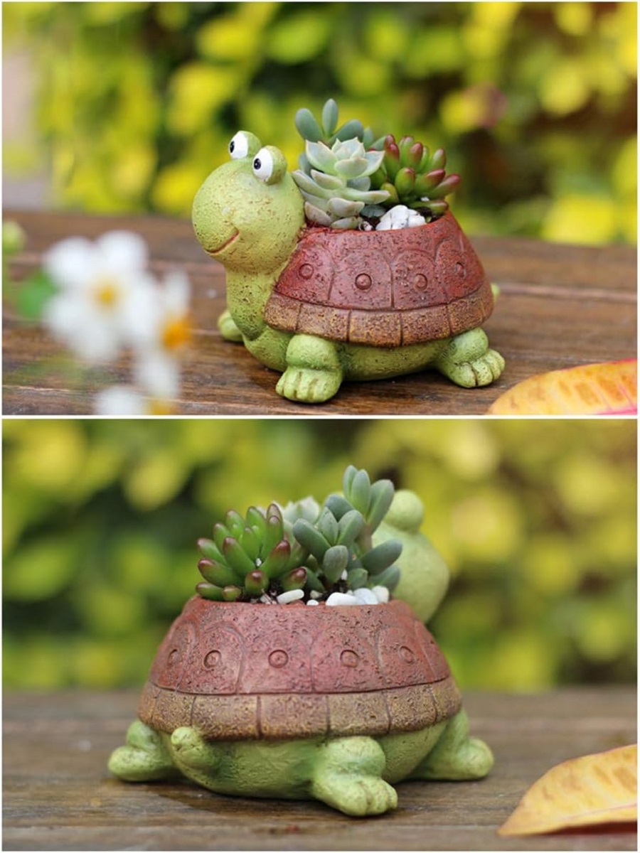 Cute Turtle Planter Succulent  - đánh giá và giá Bonsai Garden For Desk