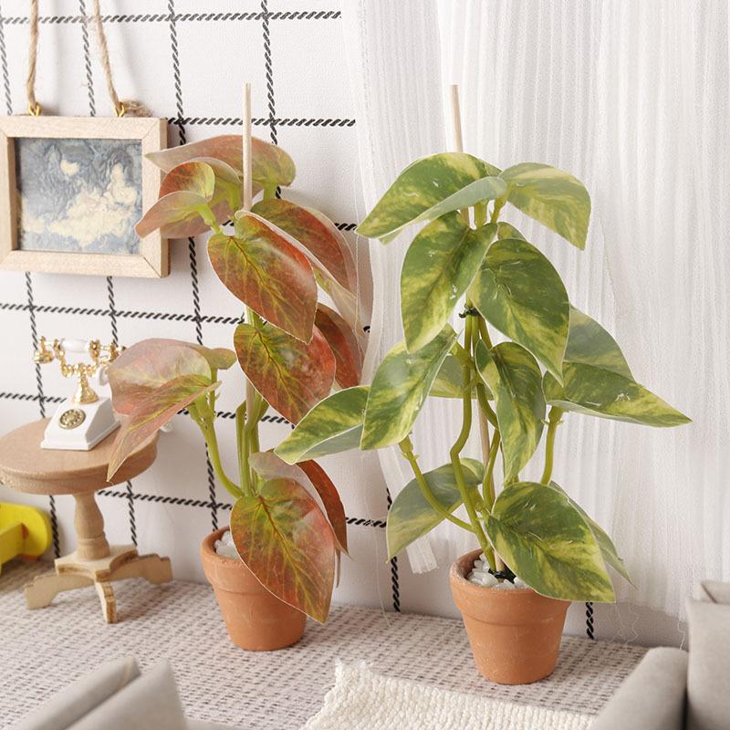 1/12 Dollhouse Simulation Gree - đánh giá và giá Bonsai Garden Plants