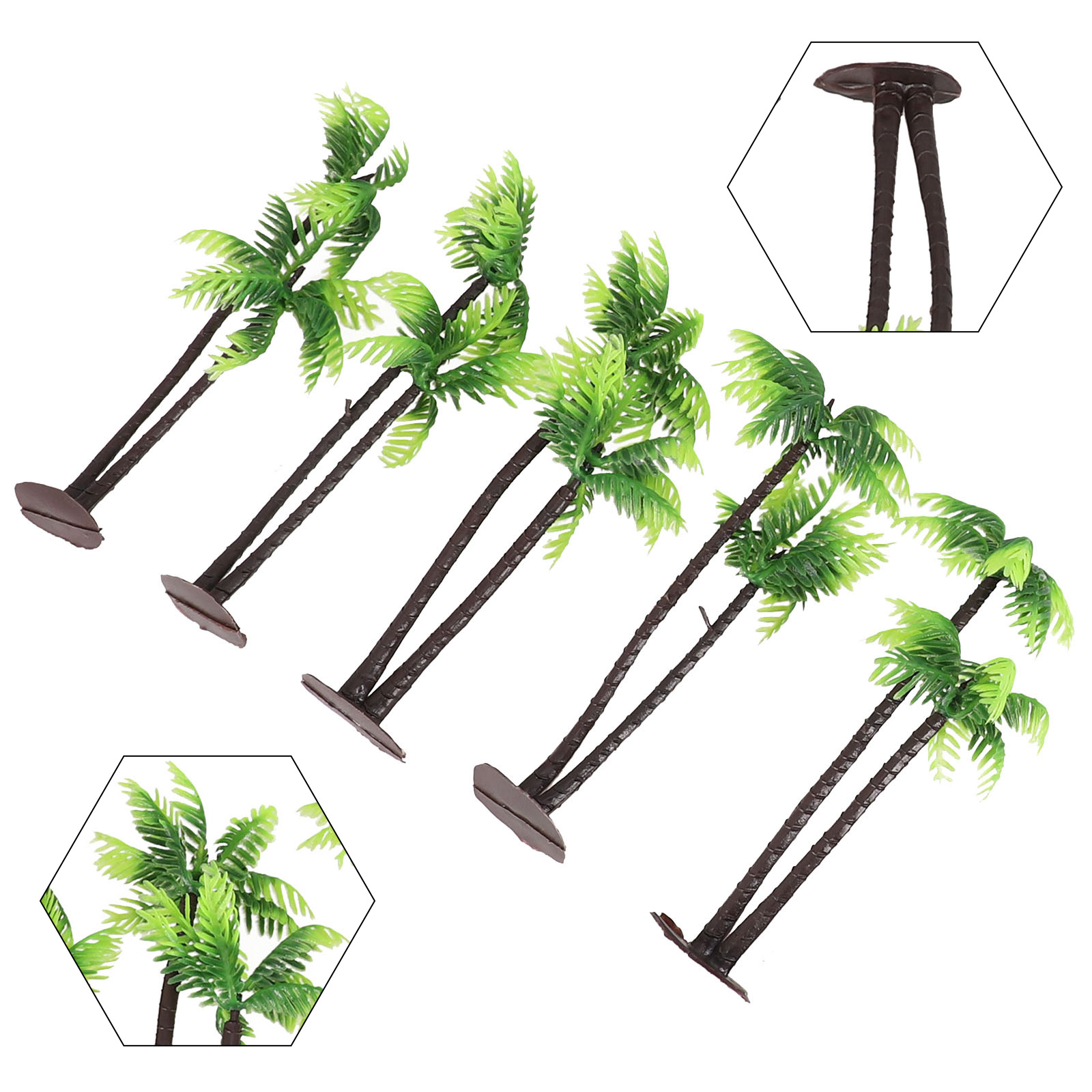 5Pcs Artisan-Inspired Coconut  - đánh giá và giá Bonsai Garden Layout