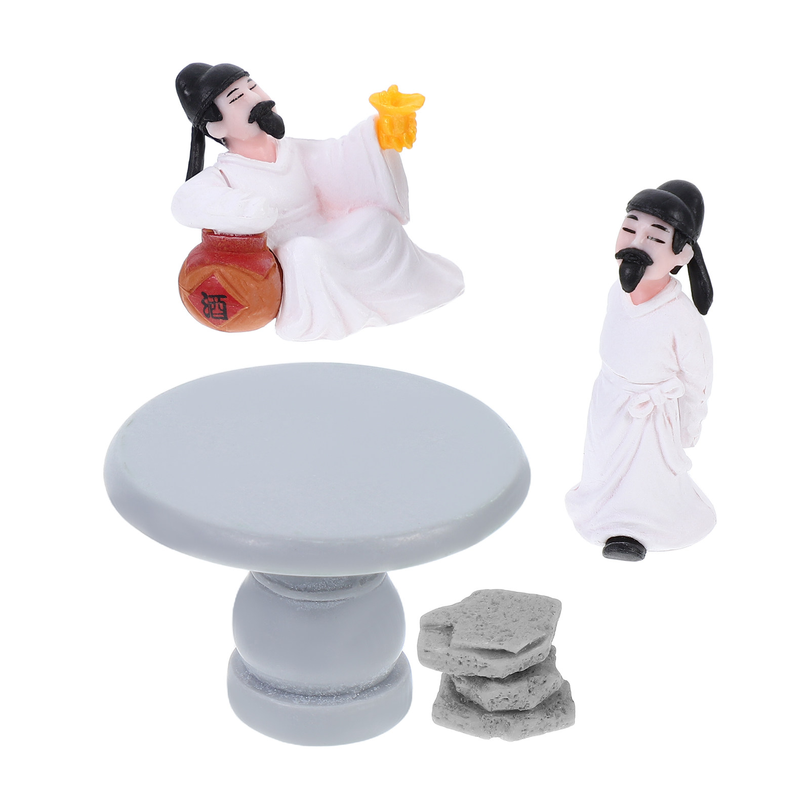4Pcs Table and Chairs Set with - đánh giá và giá Bonsai Zen Garden Set