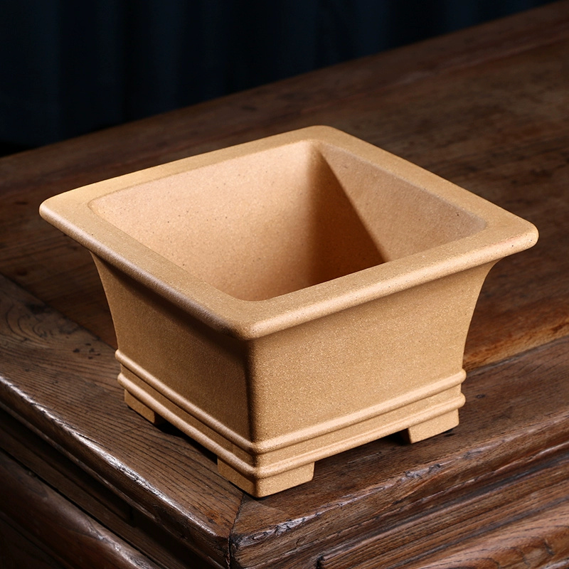 Pruple Sand Square Bonsai Pot, - đánh giá và giá Bonsai Garden For Desk