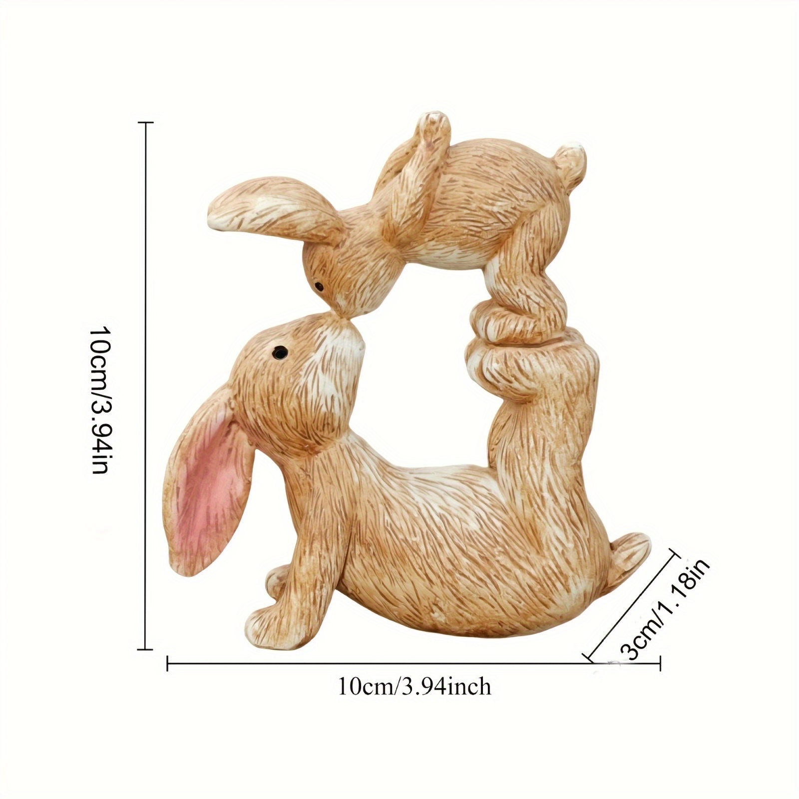 Garden Resin Kissing Bunny Sta - đánh giá và giá Bonsai Garden For Desk