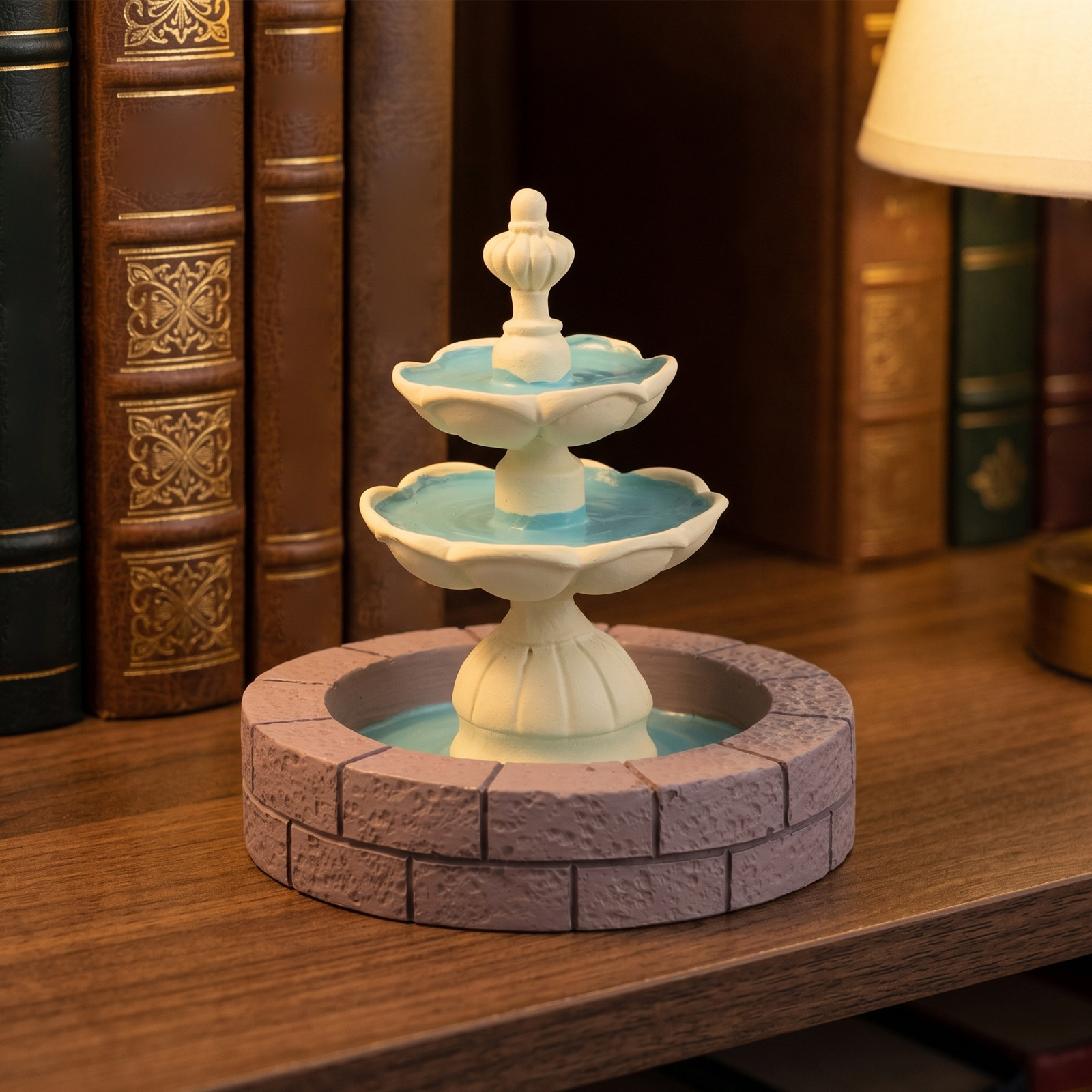 2Pcs Mini Resin Fountain Decor - đánh giá và giá Bonsai Garden For Desk